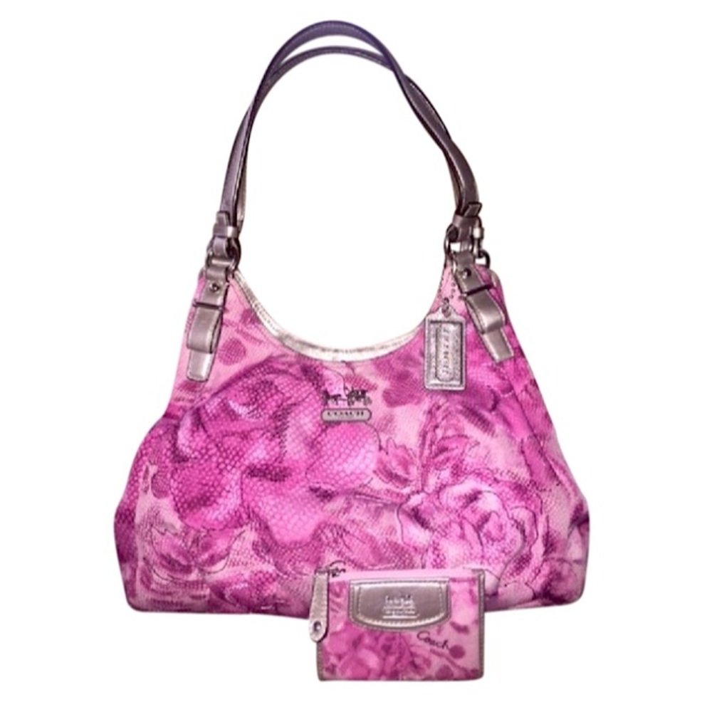 Maggie Madison Floral Print Bag & Wallet